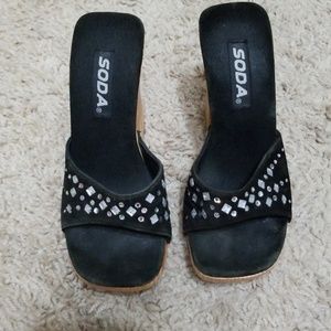 Womens open toe heels